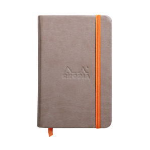 Rhodia Hardcover Notebook - Small - Taupe - Plain